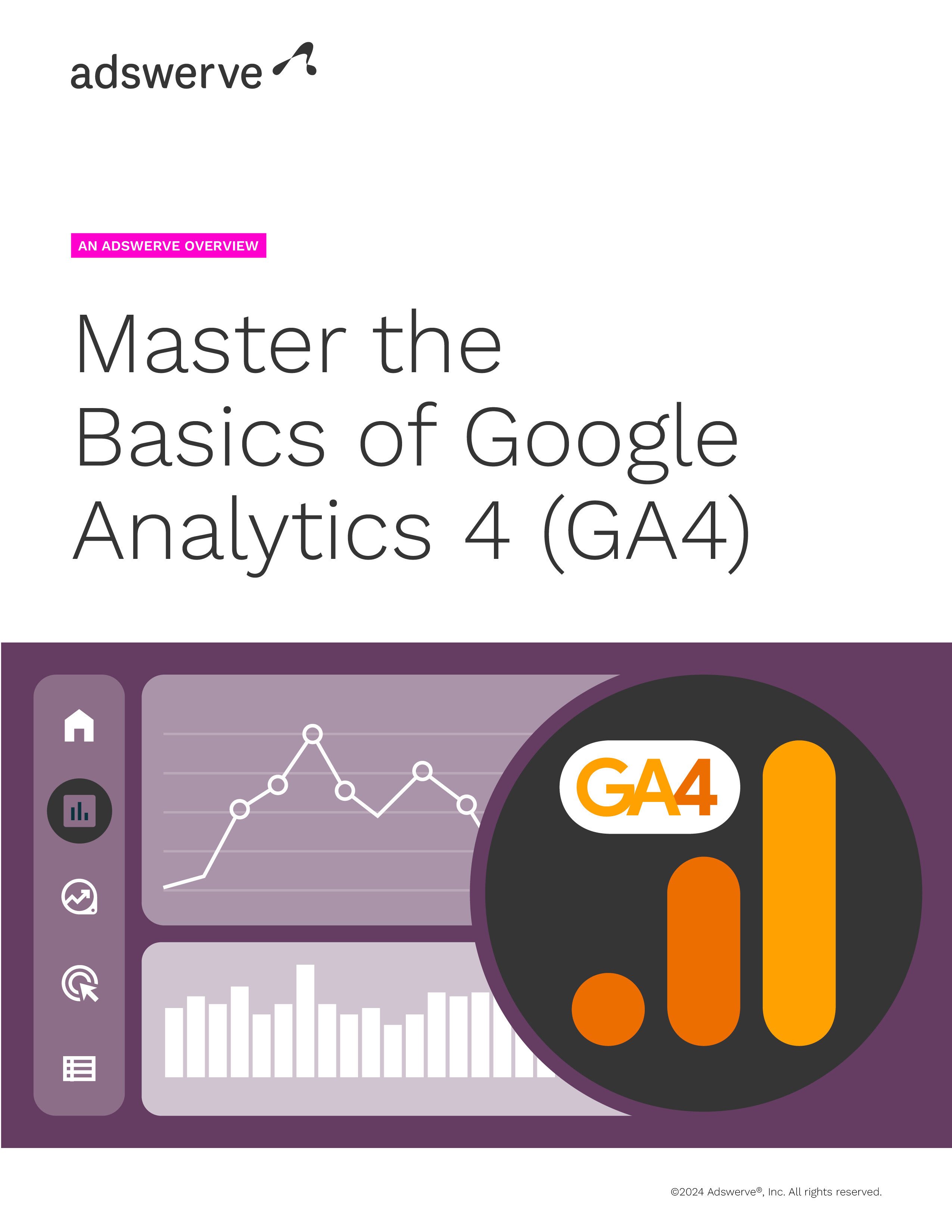 Adswerve's Google Analytics 4 eBook